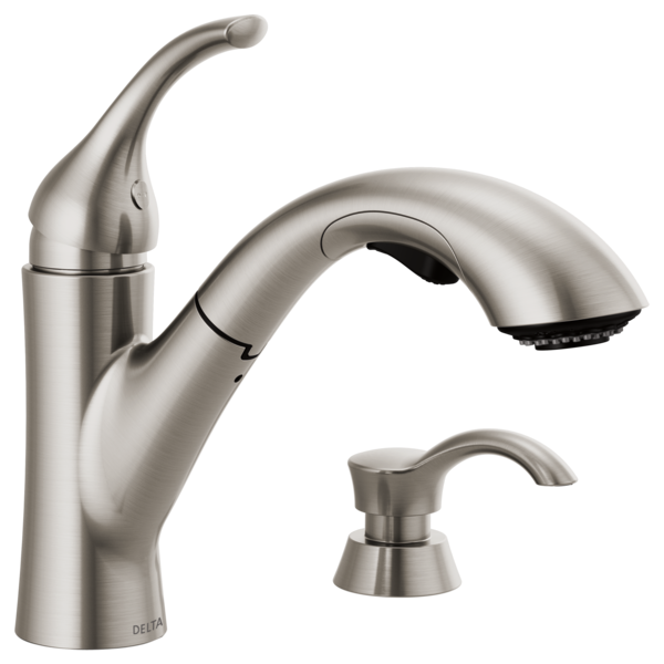 Kessler Single Handle Pull-Out Kitchen Faucet (Recertified)