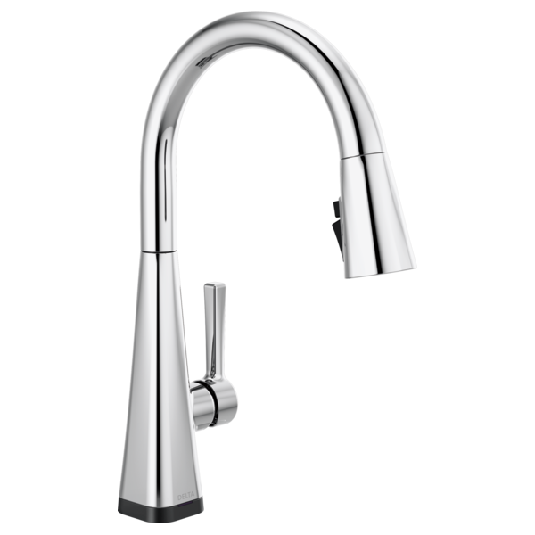 Delta Lenta Single-Handle Pull-Down Kitchen Faucet with Touch<sub>2</sub>O Technology