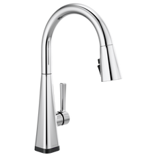 Delta Lenta Single-Handle Pull-Down Kitchen Faucet with Touch<sub>2</sub>O Technology