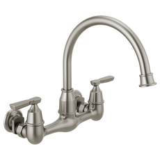 Delta Corin Two Handle Wall Mounted Kitchen Faucet
