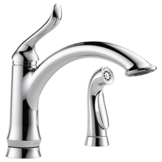 Delta Linden Single Handle Kitchen Faucet with Spray