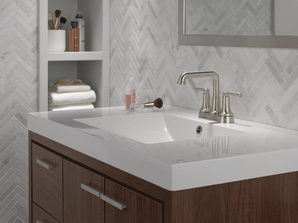 Delta Saylor Two Handle Centerset Bathroom Faucet