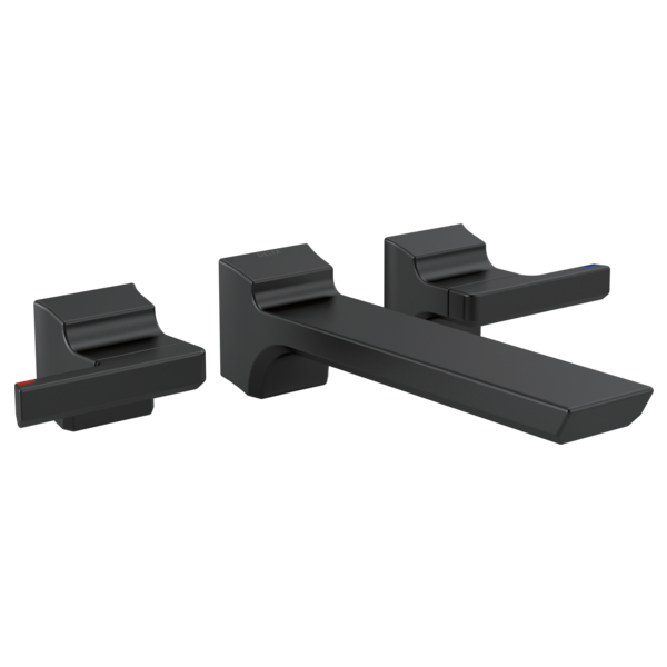 Delta Pivotal Two Handle Wall-Mount Bathroom Sink Faucet Trim