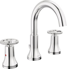 Delta Trinsic Widespread Bathroom Sink Faucet with Metal Pop-Up