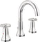 Delta Trinsic Widespread Bathroom Sink Faucet with Metal Pop-Up