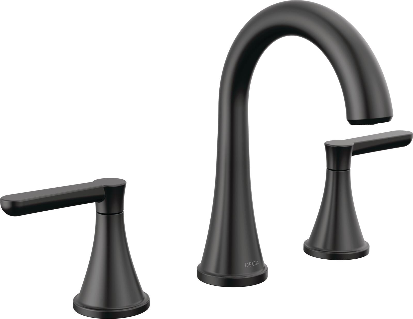 Delta Greydon Two Handle Widespread Bathroom Sink Faucet