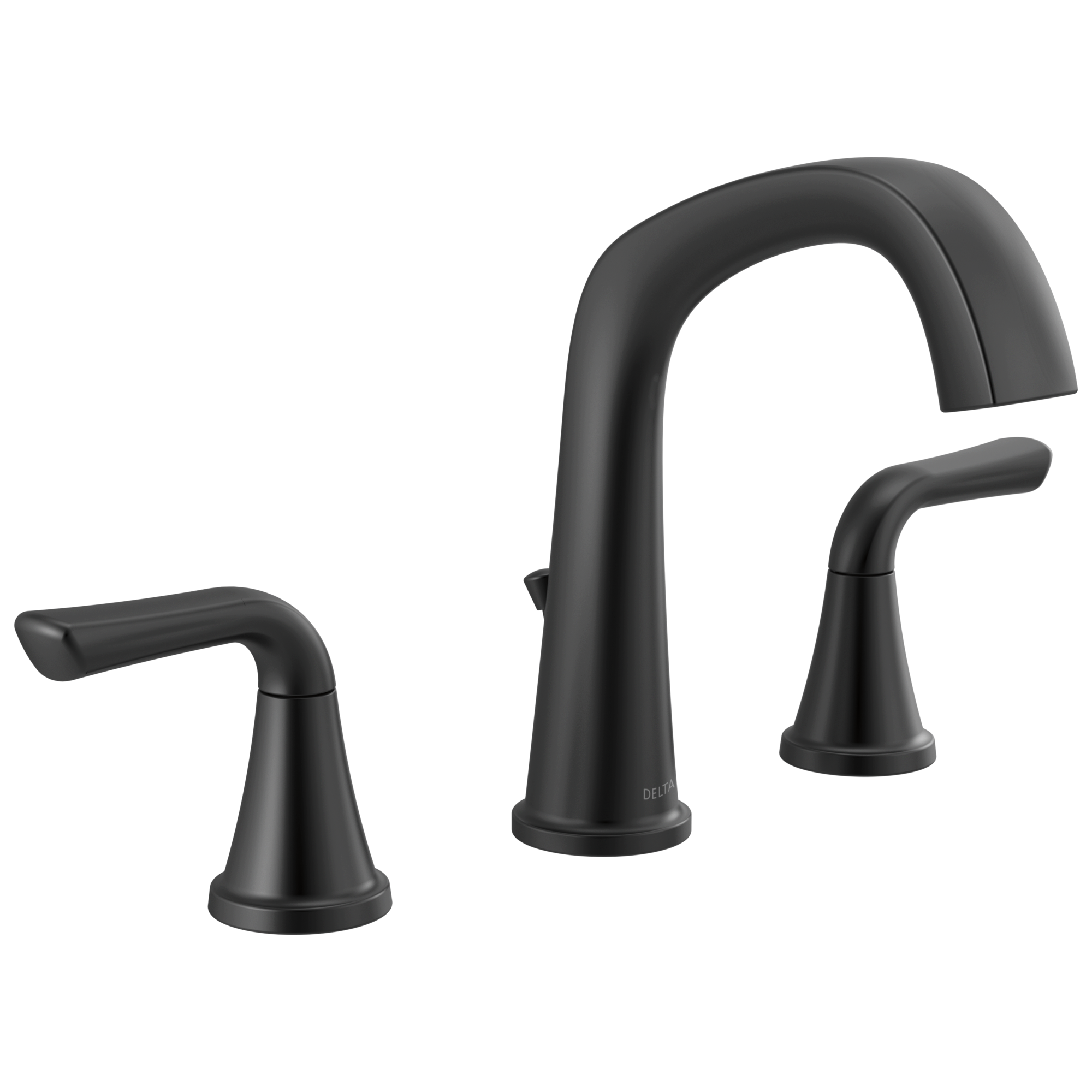 Delta Widespread Bathroom Faucet 2L (Recertified) in Matte Black