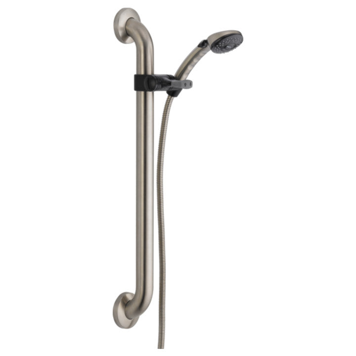 Delta Universal Showering Components H2OKinetic Single-Setting Slide Bar Hand Shower