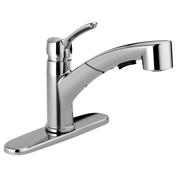Delta Collins Single Handle Tract-Pack Pull-Out Kitchen Faucet