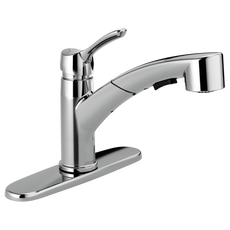 Delta Collins Single Handle Tract-Pack Pull-Out Kitchen Faucet