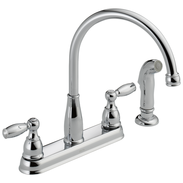 Delta Foundations Kitchen Faucet with Side Sprayer