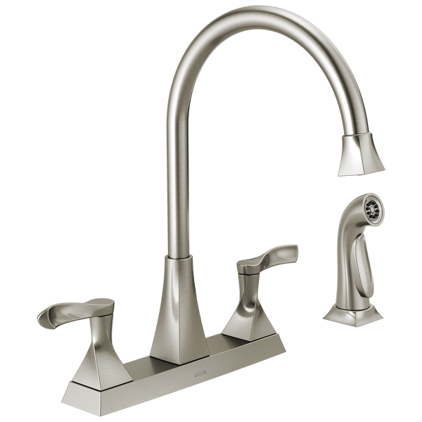 Delta Everly Kitchen Faucet Two Handle with Spray