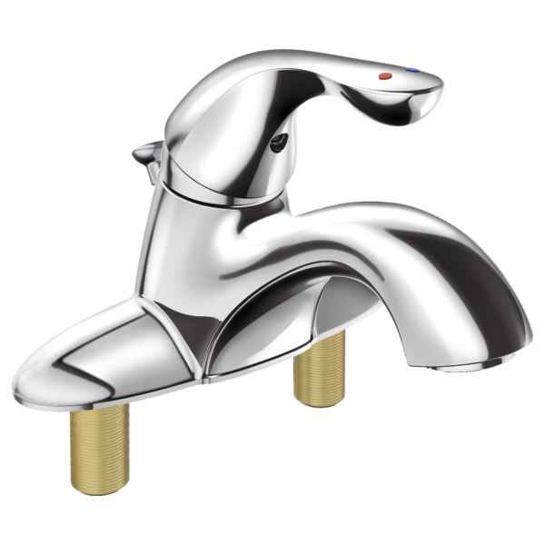 Delta Classic Single Handle Centerset Bathroom Faucet with City Shanks