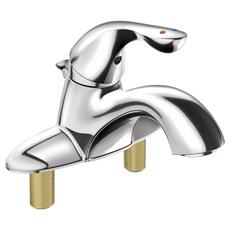 Delta Classic Single Handle Centerset Bathroom Faucet with City Shanks