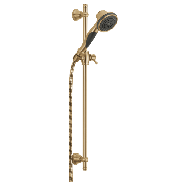 Universal Showering Components Premium 3-Setting Slide Bar Hand Shower with Wall Elbow (Recertified)