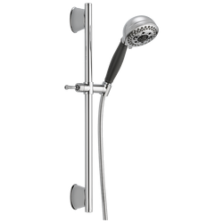 Delta Universal H2Okinetics 5-Setting Slide Bar Hand Shower