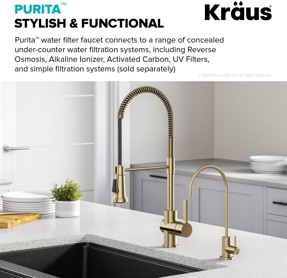 Kraus Purita 100% Lead-Free Kitchen Water Filter Faucet