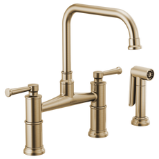 Brizo Artesso Bridge Faucet with Side Sprayer