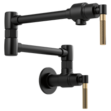 Brizo Litze Wall Mount Pot Filler with Knurled Handle Kit