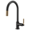 Brizo Litze Pull-Down Faucet with Arc Spout and Knurled Handle
