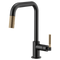 Brizo Litze Pull-Down Faucet with Square Spout and Knurled Handle