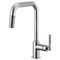 Brizo Litze Pull-Down Faucet with Square Spout and Knurled Handle