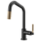 Brizo Litze Pull-Down Faucet with Angled Spout and Knurled Handle