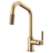 Brizo Litze Pull-Down Faucet with Angled Spout and Knurled Handle
