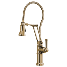 Brizo Artesso Articulating Faucet With Finished Hose