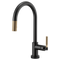 Brizo Litze SmartTouch Pull-Down Kitchen Faucet with Arc Spout and Knurled Handle