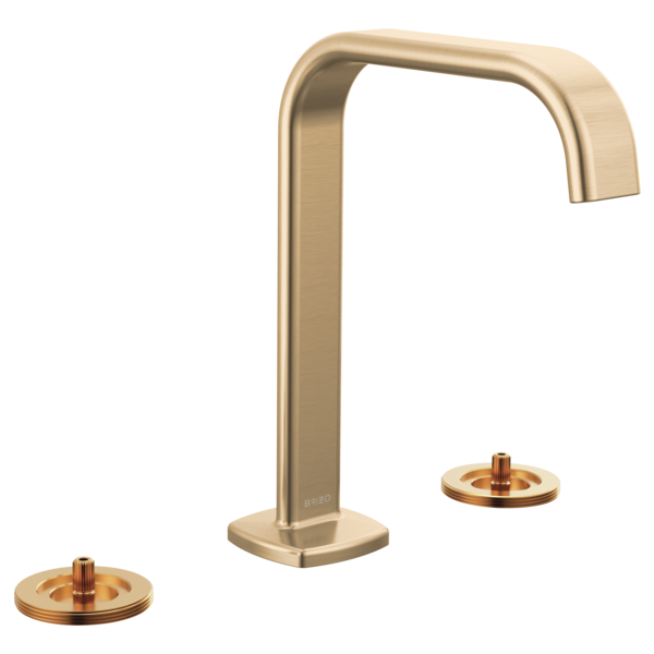 Brizo Allaria Widespread Lavatory Faucet with Square Spout - Less Handles