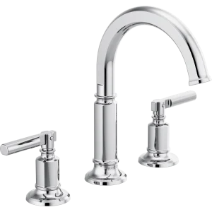 Brizo Invari Widespread Lavatory Faucet with Arc Spout - Less Handles 1.5 GPM