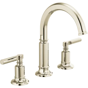 Brizo Invari Widespread Lavatory Faucet with Arc Spout - Less Handles 1.5 GPM