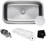 KRAUS Outlast MicroShield Scratch-Resist Stainless Steel Undermount Single Bowl Sink, 31.5