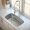 KRAUS Outlast MicroShield Scratch-Resist Stainless Steel Undermount Single Bowl Sink, 31.5