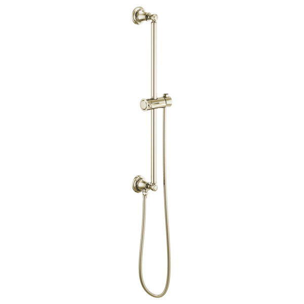 Brizo Essential Shower Classic Round Slide Bar With Hose