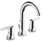 Delta Trinsic Two Handle Widespread Bathroom Faucet