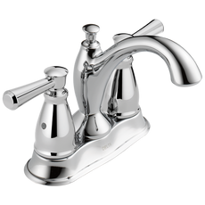 Delta Linden Two Handle Centerset Bathroom Sink Faucet