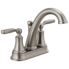 Delta Woodhurst Two Handle Centerset Bathroom Sink Faucet