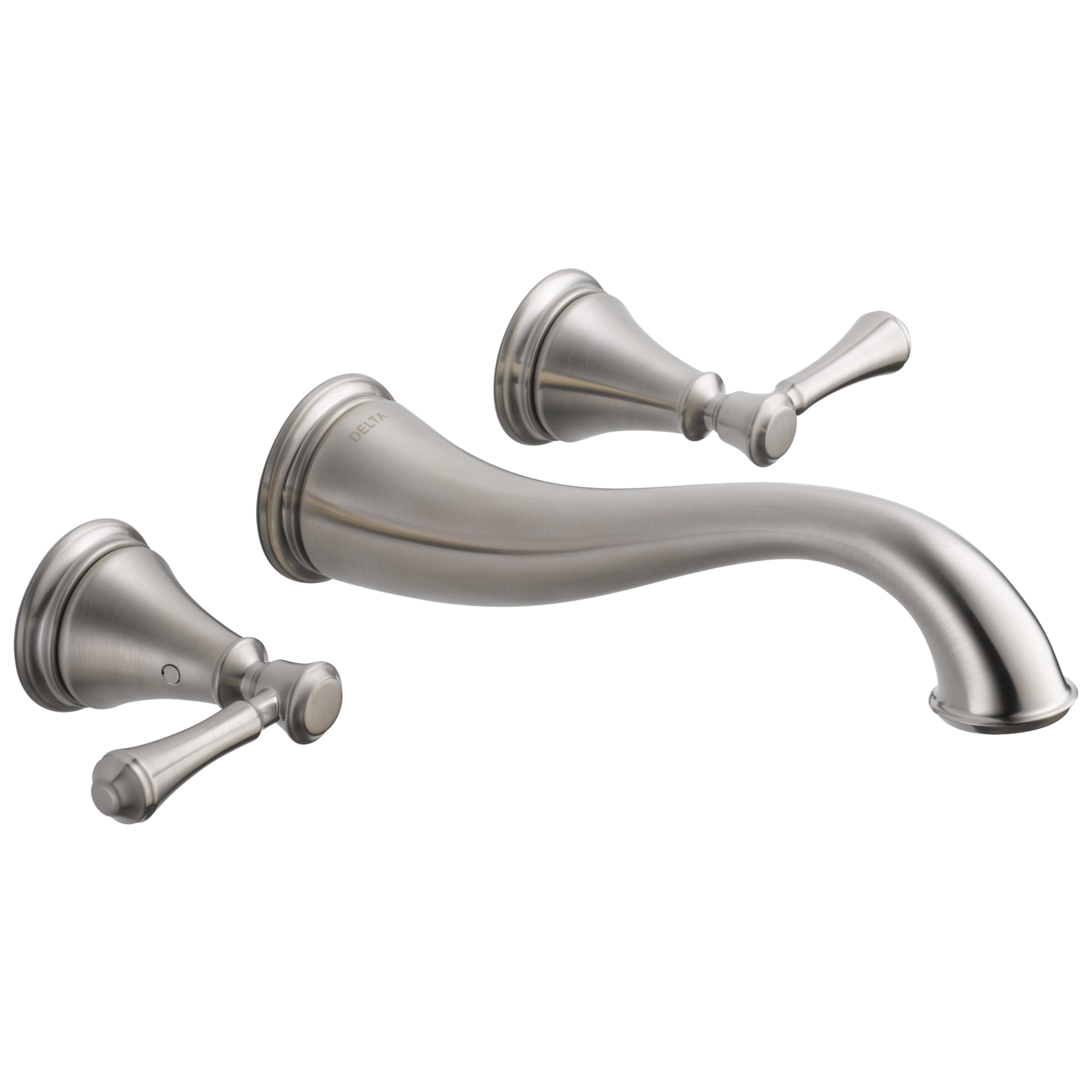 Delta Cassidy Two Handle Wall Mount Bathroom Faucet Trim