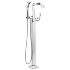 Delta Floor Mount Tub Filler Trim w/ HS 1L (Recertified) in Chrome