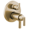 Brizo Levoir Tempassure Thermostatic Valve With Integrated 3-Function Diverter Trim