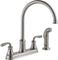Delta Lorain Two Handle Kitchen Faucet with Spray