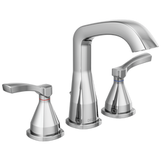 Delta Stryke Two Handle Widespread Bathroom Sink Faucet