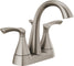 Delta Sandover Two Handle Centerset Bathroom Sink Faucet