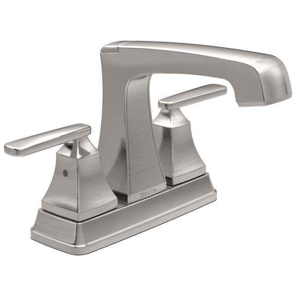 Delta Ashlyn Two Handle Centerset Lavatory Faucet - Metal Pop-Up