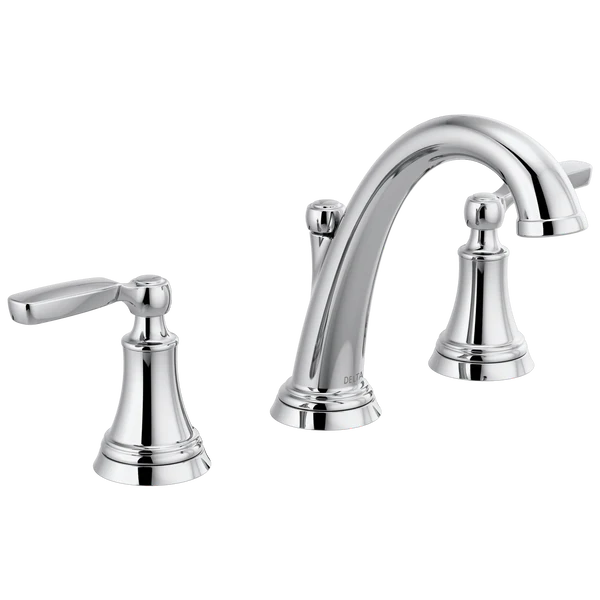 Delta Woodhurst Two Handle Widespread Bathroom Sink Faucet