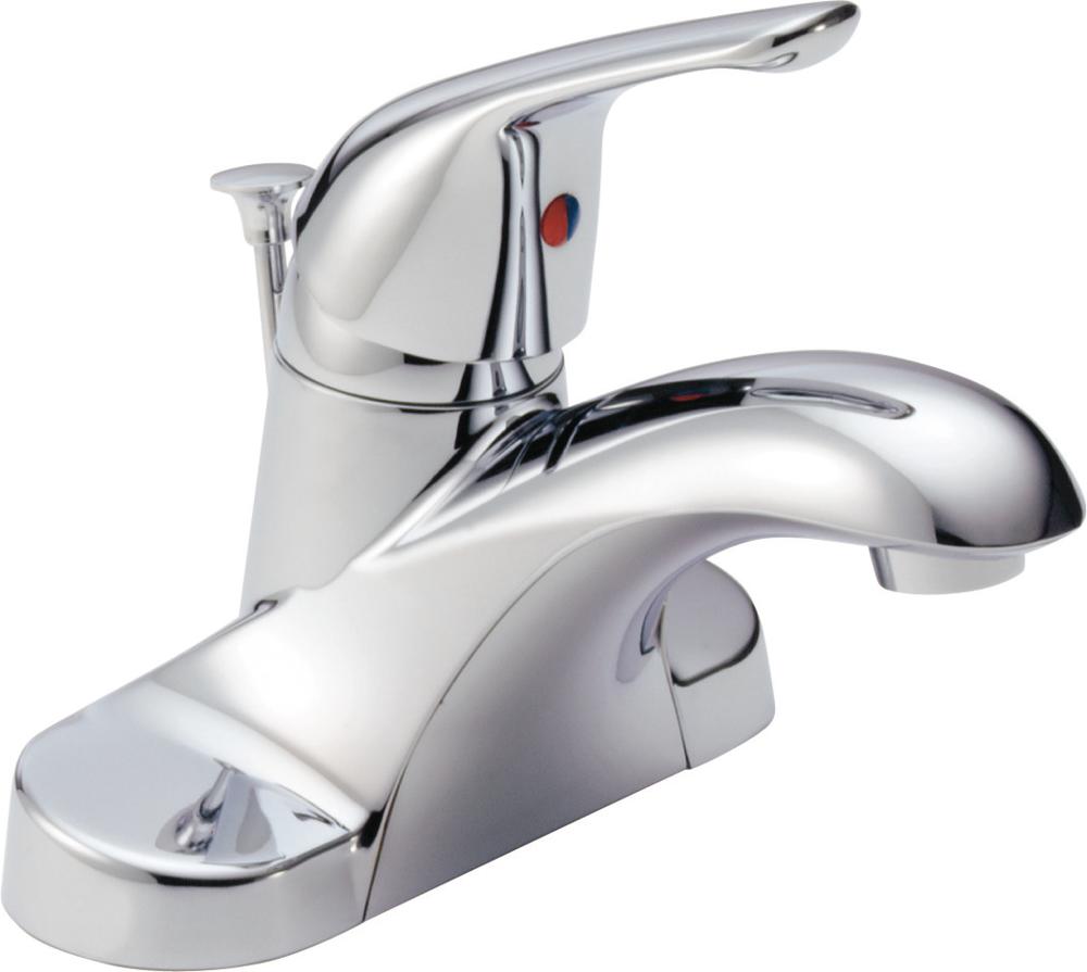 Delta Foundations Single Handle Centerset Bathroom Sink Faucet