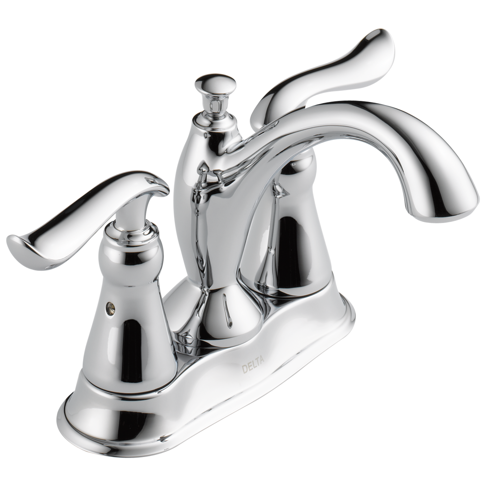 Delta Linden Two Handle Centerset Bathroom Sink Faucet