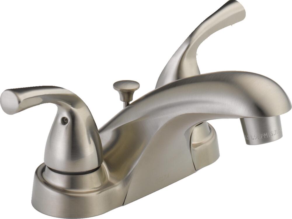 Delta Foundations Two Handle Centerset Bathroom Sink Faucet
